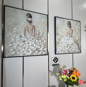 80cm S2 lớn phòng khách handmade vải dầu nghệ thuật treo Palette cảnh quan hiện đại trang trí nội thất tùy chỉnh dropshipping DDP - Product Image 2