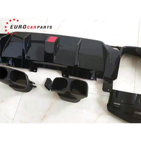 Kit de carrosserie de style B pour W166 GLE63, diffuseur arrière, embout d'échappement, pièces de restylage, classe GLE X166 15-19y