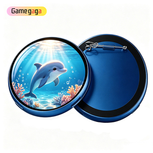 Badge électronique intelligent X BJ‑3, écran IPS HD de 1,85 pouces, BT5.4, image personnalisée, lecture de vidéo GIF, haut-parleur intégré, prise de vue à distance - Product Image 4