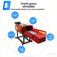 Broyeur de fourrage 5T/H 220V 380V Électrique Diesel Essence Commercial pour Alimentation du Bétail Agricole
