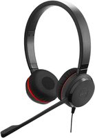 Jabra Evolve 30 II Stereo Kabelgebundenes Headset USB 3,5mm Klinke Geräuschunterdrückendes Mikrofon Busylight Inline-Steuerung Büro-Kopfhörer