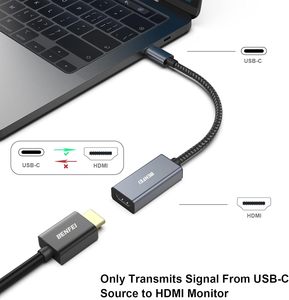 BENFEI Lot de <span class=keywords><strong>2</strong></span> adaptateurs <span class=keywords><strong>USB</strong></span> <span class=keywords><strong>C</strong></span> <span class=keywords><strong>vers</strong></span> HDMI <span class=keywords><strong>Adaptateur</strong></span> <span class=keywords><strong>USB</strong></span> Type-<span class=keywords><strong>C</strong></span> <span class=keywords><strong>vers</strong></span> HDMI Compatible <span class=keywords><strong>Thunderbolt</strong></span> 3/4 - Product Image 2