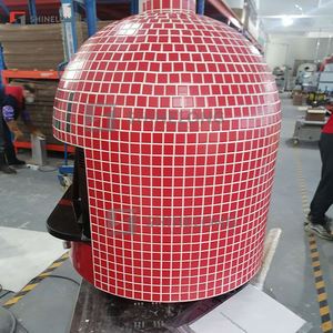 Horno eléctrico para pizza, encimera, cúpula, cubierta de piedra, horno de escritorio italiano de 600 ° C, horno de Nápoles, horno de barbacoa de ladrillo - Product Image 3