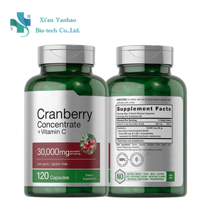 Özel etiket kızılcık özü kapsül C vitamini diyet takviyesi kızılcık kapsülleri - Product Image 2