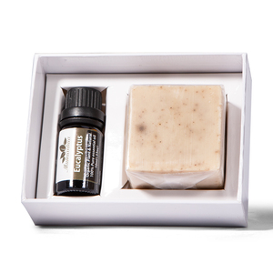 Marque distributeur Crème à raser <span class=keywords><strong>de</strong></span> luxe Parfum arbre à thé ou eucalyptus <span class=keywords><strong>Savon</strong></span> à raser bio et huile à barbe <span class=keywords><strong>pour</strong></span> hommes - Product Image 5