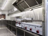 Etodevice Remorque alimentaire DOT de 16,4 pieds, mini-camion de restauration avec fenêtres en verre, chariot à hot-dogs, fournisseurs vérifiés pour camions de restauration BBQ