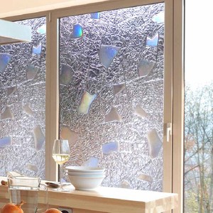 Vinilo Adhesivo Estático Opaco Esmerilado Transparente 3D para Ventanas, Película Adhesiva para Vidrio sin Pegamento, Múltiples Estilos - Product Image 5