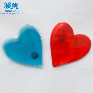 Fabrika OEM kalp şekli isıtma pedi sihirli metal cep el ısıtıcısı prommational yılbaşı hediyeleri