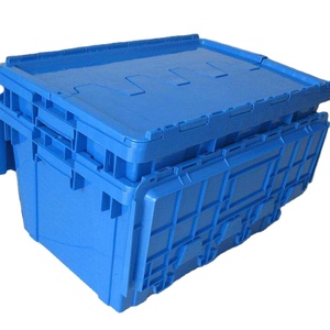 logistics tote storage box plastic boxes crates stackable plastics pp