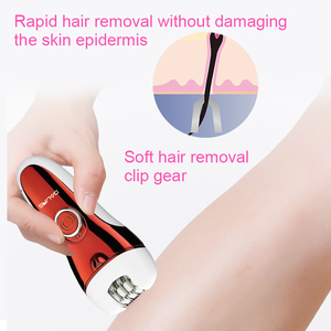 Épilateur électrique pour femmes, fil sans poils, outils de rasage, sécurité pour dames, batterie rechargeable - Product Image 5