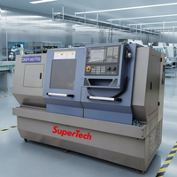 Tour CNC Supertech CK6136/750 | Oscillation de 750mm pour le travail des métaux à usage intensif | Alimentation automatique et tournage de précision à haute stabilité