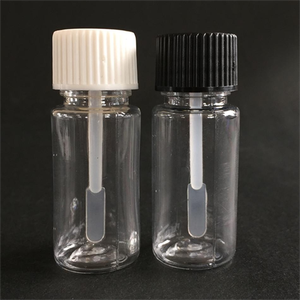 Flacon échantillon de 10 ml en plastique PET transparent avec bouchon à vis, pour colle, émulsion, etc. - Product Image 1