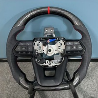 Volant en fibre de carbone véritable pour Toyota Supra A90 GR86 Camry Corolla Hilux Land Cruiser LC300 LC250 LC200 Yaris