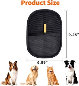 Pet Grooming <b>Cat</b> Hair Removal Deshedding Glove Polyester Reusable Soft Thick Ambidextrous Multi-functional Clothes Bed <b>Mat</b> Sofa - Product Image 2