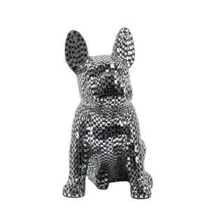 Amazon's Latest Hot Selling Hard French Bulldog Resin Crystal Crafts Material for home decor