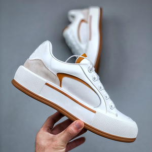 Baskets surdimensionnées pour hommes, style de luxe, plateforme épaisse, chaussures décontractées à lacets, baskets plates tendance - Product Image 1