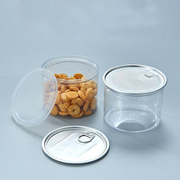 Pot vide en plastique pour mousse, gâteau, dessert, 3, 4, 5, 6, 7, 8, 10, 12 OZ, qualité alimentaire, à large ouverture, transparent, pour crème glacée, avec couvercle facile à décoller