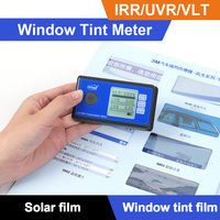 Alat Ukur Transmisi Film Jendela Portabel LS160 LS160A, Pengukur Penolakan IR UV, Penguji Film Surya, Meter Tinting Jendela