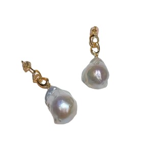 S925 Silver DIY Pearl Accessories 8-shaped Stand Earrings with 8-13mm Round Beads 2021 New Collection - Product Image 4