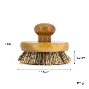 Cepillo para Platos <span class=keywords><strong>de</strong></span> Madera Natural, Cerdas <span class=keywords><strong>de</strong></span> Fibra Vegetal para Limpieza <span class=keywords><strong>de</strong></span> Cocina, Cepillo Ecológico para Platos y Vajilla - Product Image 5