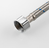 Raccord de robinet de cuisine et de salle de bain, tuyau d'alimentation tressé en acier inoxydable
