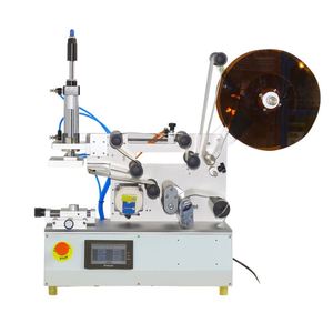 LT-80 卓上半自動平面ラベリングマシン（角型ボトル用）非乾燥性接着剤ラベリングマシン - Product Image 4