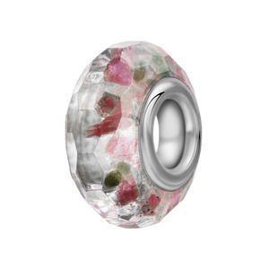 Perles en verre cuivré blanc très demandées, composants essentiels pour bracelets, accessoires et pendentifs DIY haut de gamme originaux. - Product Image 2