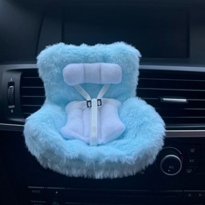 <strong>Car</strong> <strong>Seat</strong> <strong>for</strong> <strong>Dolls</strong> with Soft Furry Cushion <strong>for</strong> 10-17 cm <strong>Dolls</strong> Accessories <strong>Car</strong> <strong>Seat</strong> <strong>for</strong> Labobo Air Vent Clip &amp; Desktop Stand Cute - Product Image 1