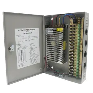 מכירה חמה AC 220v dc ספק כוח 12v 20amp 18ports ספק כוח 12v 250w מיתוג ספק כוח 12v 20a 16CH 18ch