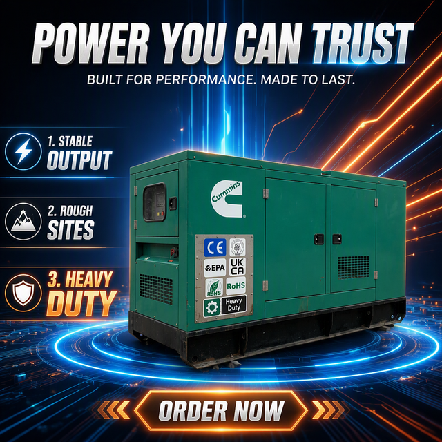 150Kva cummins Weichai diesel Generator  Silent Industrial Use Three Phase 60Hz Remote Start Mobile Type ATS 100% Efficiency
