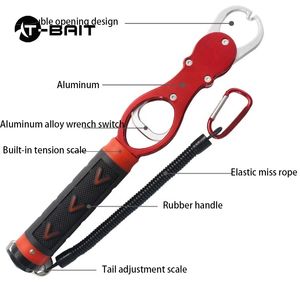 C อุปกรณ์ตกปลาคีมอลูมิเนียมแยกแหวนตกปลาพร้อมปลอก - Product Image 5