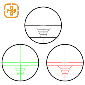 Lunette de visée tactique 4-en-1 3-9x32 avec télémètre fonctionnel, réticules point rouge/vert et viseur laser - Product Image 5