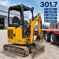 Mini Excavator Bekas Siap Ekspor 301.7 2022 Cat Asli 1000+ Jam Kerja dengan Remote Control Profesional Tersedia