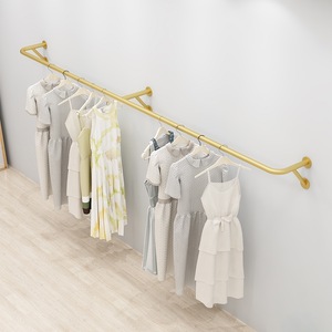 Percheros de pared para tiendas de ropa, perchas para colgar ropa; Estante de almacenamiento de ferretería para tiendas de ropa femenina - Product Image 1