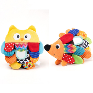 Jouet en peluche éducatif pour bébé avec différents matériaux pour aider le bébé à sentir et à toucher - Product Image 5