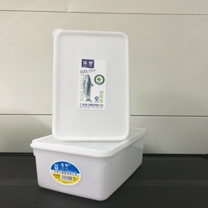 Özelleştirme beyaz şeffaf kovaları organizatör gıda buzdolabı taze 0.7L kutusu plastik PP gıda saklama kabı - Product Image 3