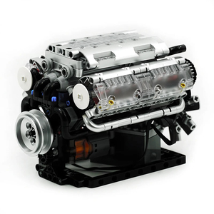 Kalıp kral V8 Motor MOC simülasyon ö<span class=keywords><strong>l</strong></span>çeği Model seti pil ve <span class=keywords><strong>L</strong></span> Motor elektrikle çalışan yapı taşları oyuncak arabalar hediye - Product Image 4