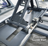 Pont élévateur mobile électro-hydraulique à ciseaux de 4 tonnes, à profil bas, personnalisé, certifié CE BJS BJS2828-MB40 1