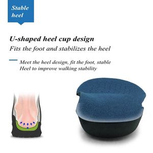 Semelles orthopédiques de soutien de la voûte plantaire confortables en EVA pour hommes, femmes, enfants, baskets, bottes, pieds plats, soulagement de la fasciite plantaire, soins des pieds - Product Image 2