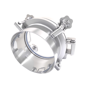 위생 등급 304 풀 글라스 탱크 맨웨이 도어 맨홀 커버 - Product Image 4