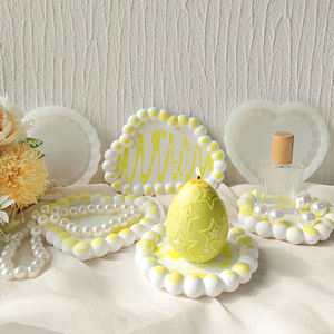 แม่พิมพ์ซิ<span class=keywords><strong>ล</strong></span>ิโคนสำหรับรองแก้วทรงรีทำจากซิลิโคนกระถางดอกไม้ทรงหย<span class=keywords><strong>ด</strong></span>น้ำคริสตัลเรซิน - Product Image 4