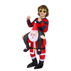 Costume gonflable de Père Noël de grande qualité pour enfants et adultes – Idéal pour Noël - Product Image 1