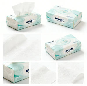 Mouchoirs en papier pour le visage OME, marque privée personnalisée, Unisoft, vente en gros, blancs, doux, paquet de 5 plis, confortables, mouchoirs en papier pour le visage - Product Image 2