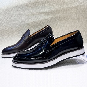 Scarpe eleganti da <span class=keywords><strong>uomo</strong></span> all'ingrosso della fabbrica mocassini fatti a mano <span class=keywords><strong>Slip</strong></span>-<span class=keywords><strong>on</strong></span> Design a punta a punta scarpe basse da lavoro Casual formale - Product Image 6