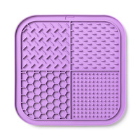 Grand bol anti-glouton en silicone couleur bonbon pour chats et chiens, nouveau tapis d'alimentation solide avec ventouse anti-étouffement pour animaux de compagnie