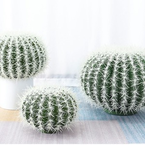Decoraciones de Cactus Artificiales de 10cm-30cm, Plástico Realista para Interiores y Exteriores, Decoración para Bodas y Hogar - Product Image 3