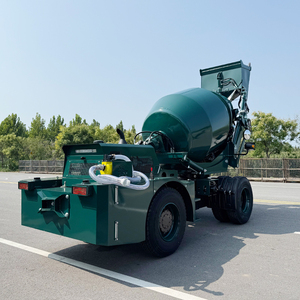 Camion malaxeur à béton professionnel à roues, résistant à l'usure et à faible bruit, outil de construction, machine de chantier - Product Image 2