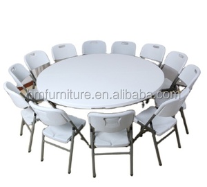 Hiện đại <span class=keywords><strong>160cm</strong></span> vòng nhựa gấp bảng có thể gập lại phòng ăn đồ nội thất cho nhà căn hộ hội thảo và công viên sử dụng cho khách sạn - Product Image 2