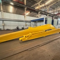 24-метровая удлиненная стрела экскаватора для Hitachi ZX350, для дноуглубительных работ на реках и рытья глубоких фундаментов
