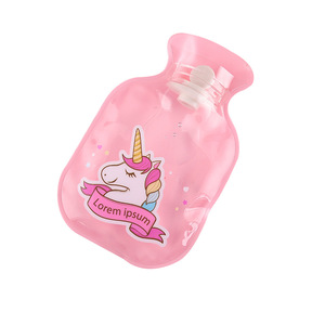 Bouillotte transparente à motif de dessin animé, isolée, remplie d'eau, chauffe-mains pour étudiants - Product Image 5